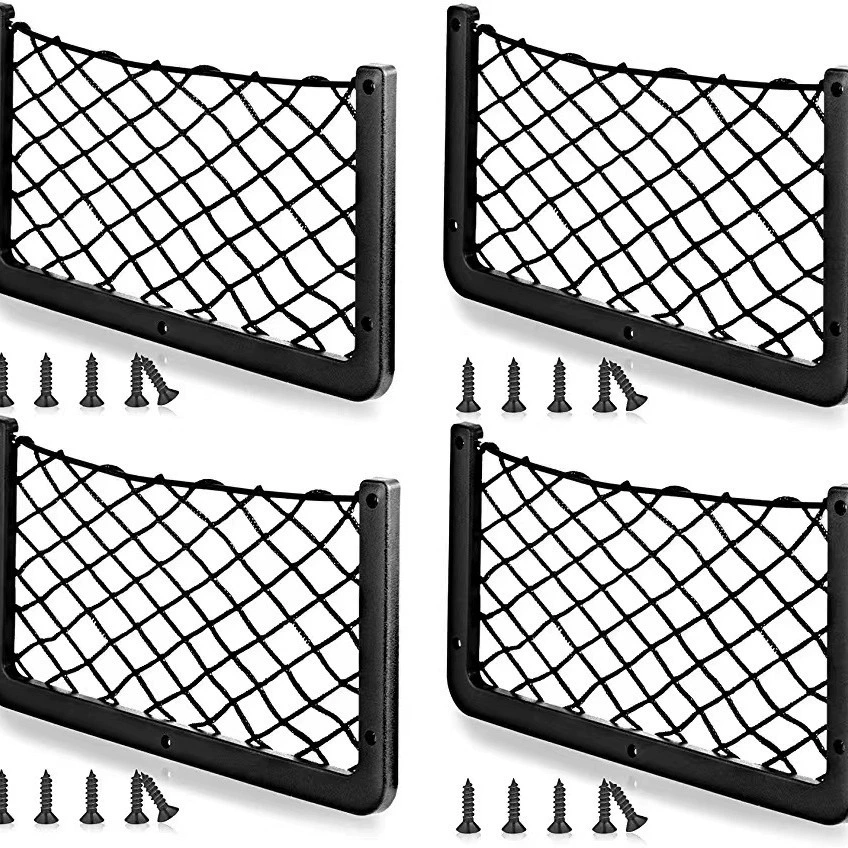 Сетчатая сумка для хранения мелочей в автомобиле, подходит для микроавтобусов, автодомов, хранения на сиденьях в аудиториях, эластичная.