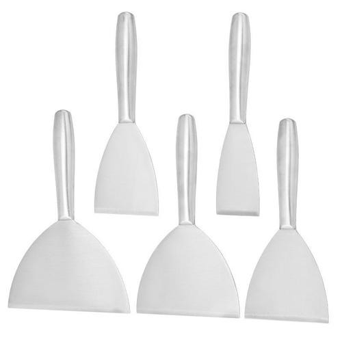 Kitchen Japanese cooking spatula, steak frying spatula, stainless steel hollow handle spatula, frying spatula, Teppanyaki spatula