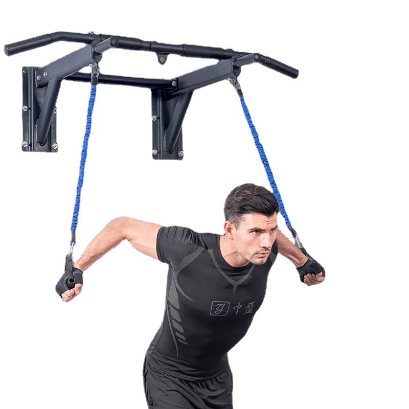Interior funcional barra horizontal pull-up dispositivo pared del hogar pared fija perforación barras paralelas individuales equipo de la aptitud