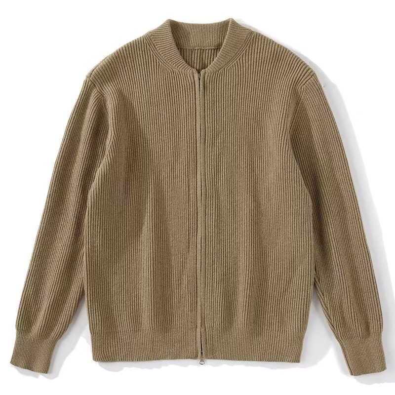 Design cardigan with zipper
