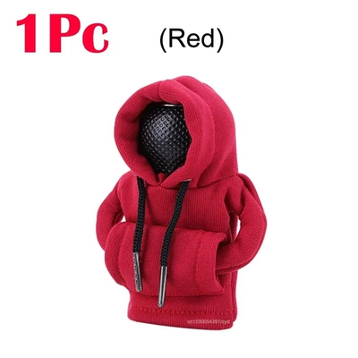 Sürətlər qutusu və əl tormozu başlıqları – Lever Hooded Skull Interior Decoration - small-red-sweatshirt