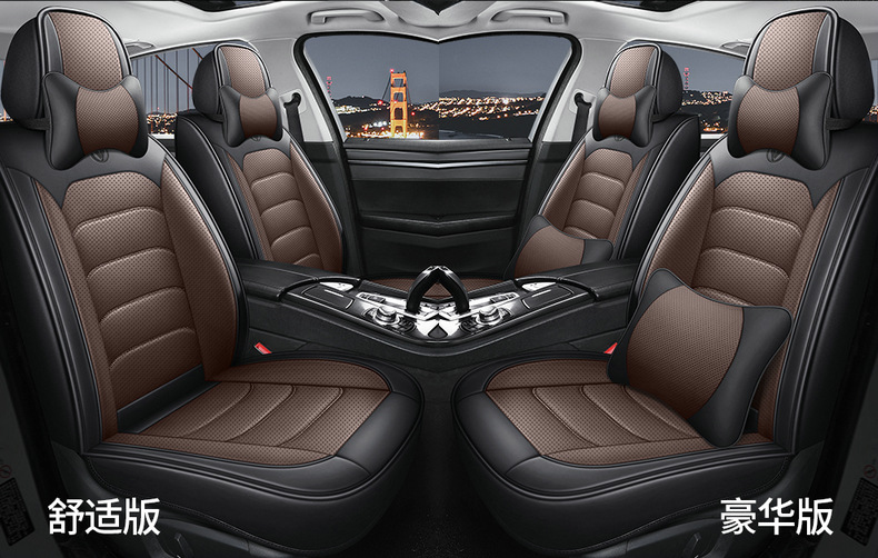 Wholesale Car Seat Covers for All Seasons, Full Coverage for Small Cars, Summer Perforated Leather Seat Covers, Seat Cushion Covers