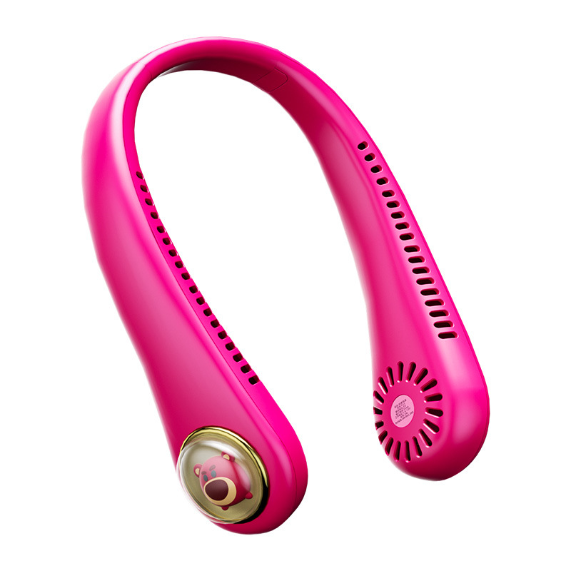 Cartoon Silent Hanger Wind Outdoor Portable Small Fan Live Broadcast Internet Celebrity Wholesale Office Children and Students Portable Fan