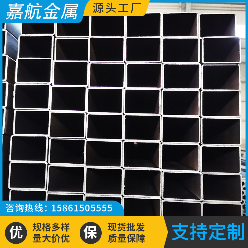 镀锌方管热镀锌方矩管q235b方通 厚壁方钢 无缝矩形钢管 现货销售