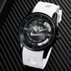 Fashionable silica gel trend quartz watch