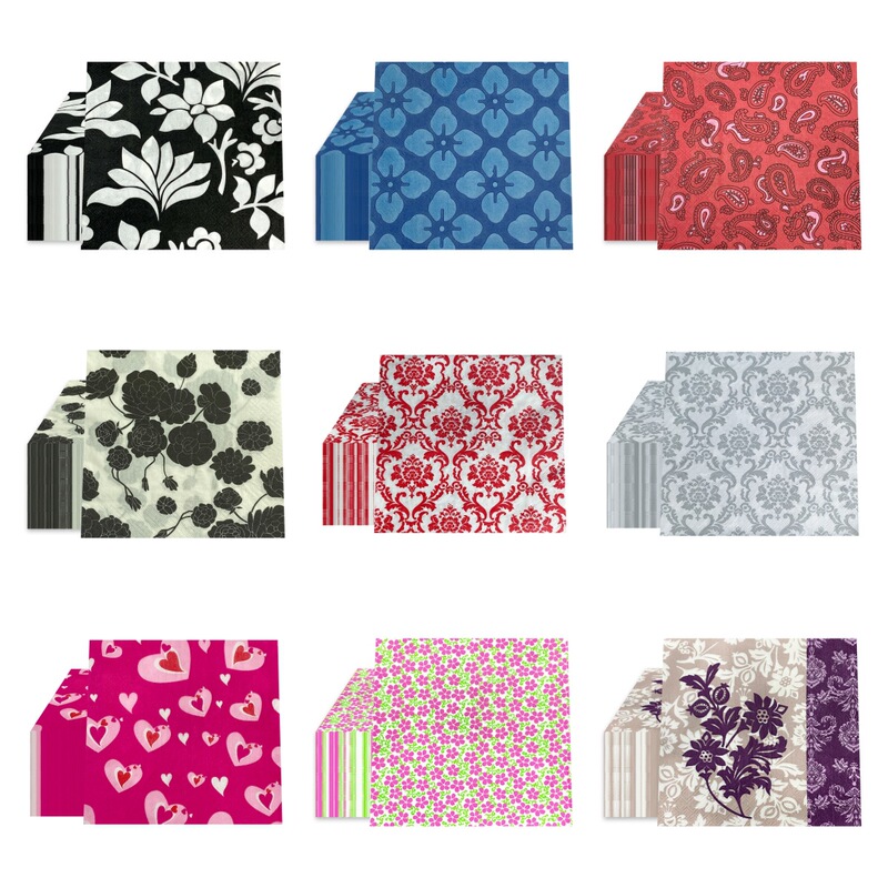 in stock printing series napkin disposable party paper towel commercial party protective paper manufacturers to sample wholesale