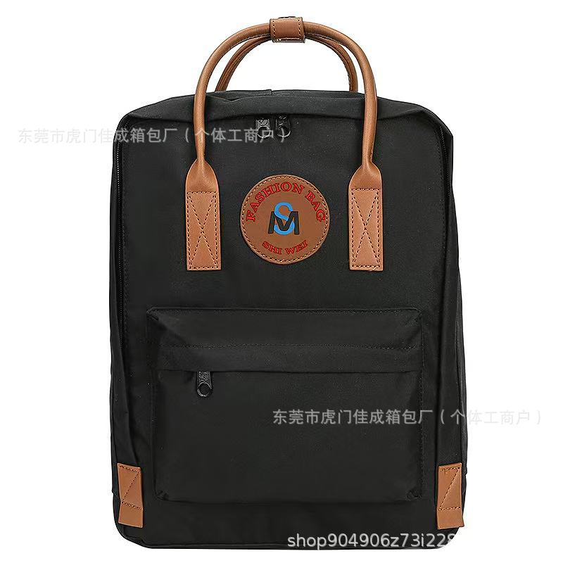 工厂直销狐 狸西 北极同款双肩包pu二代防水背包定logo制学生书包