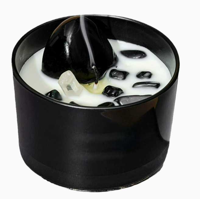 Vaso de cristal de color spot comercio exterior cera de soja vela de incienso vela de incienso de cristal regalo