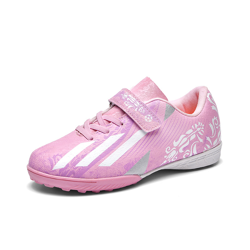 24 zapatos de fútbol para niños y niñas respirables y cómodos, zapatos de césped con clavos bajos, zapatos de fútbol especiales para competiciones