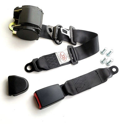 Fully Automatic Three-Point Seat Belt Car seat belt - k3-galvanized-3m-30cm-fully-enclosed-webbing-base-screws