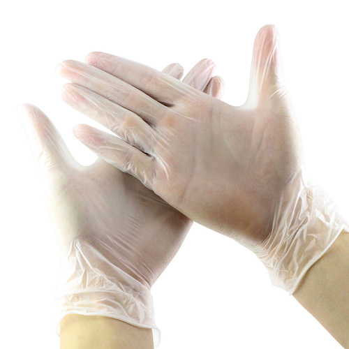 Beauty salon PVC gloves disposable protective thickened powder-free boxed gloves 100 hair salon supplies tattoo tools