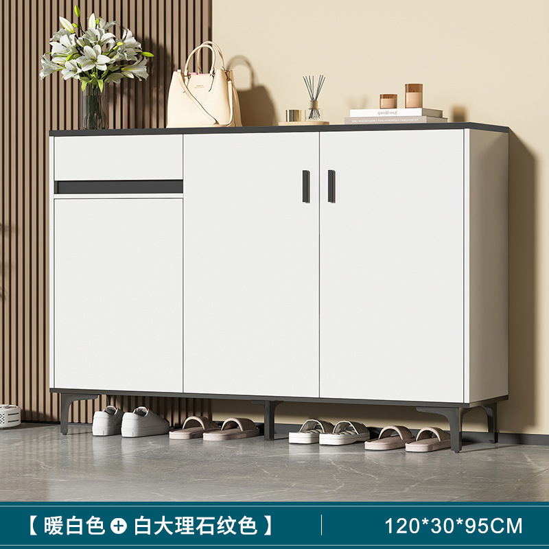入り口の多層の下駄箱の家庭用の家に入ると、豪華なロッカーの新型大容量の玄関棚が一体になって壁の靴棚に寄りかかっています。|undefined