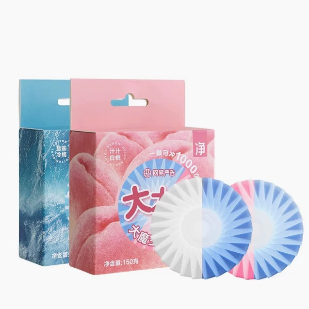 Большой синий пузырьковый очищающий туалетный блок очищающий туалетный моющее средство для удаления накипи очищающий туалет