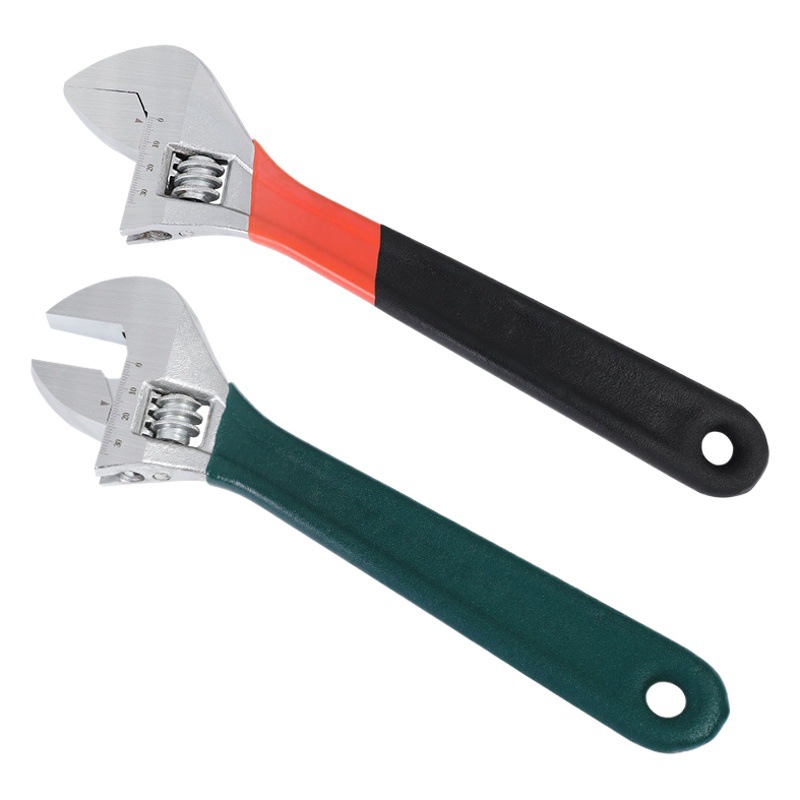 Llave Ajustable con Mango Recubierto de 6, 8, 10 y 12 Pulgadas de Acero con Alto Contenido de Carbono Multifuncional