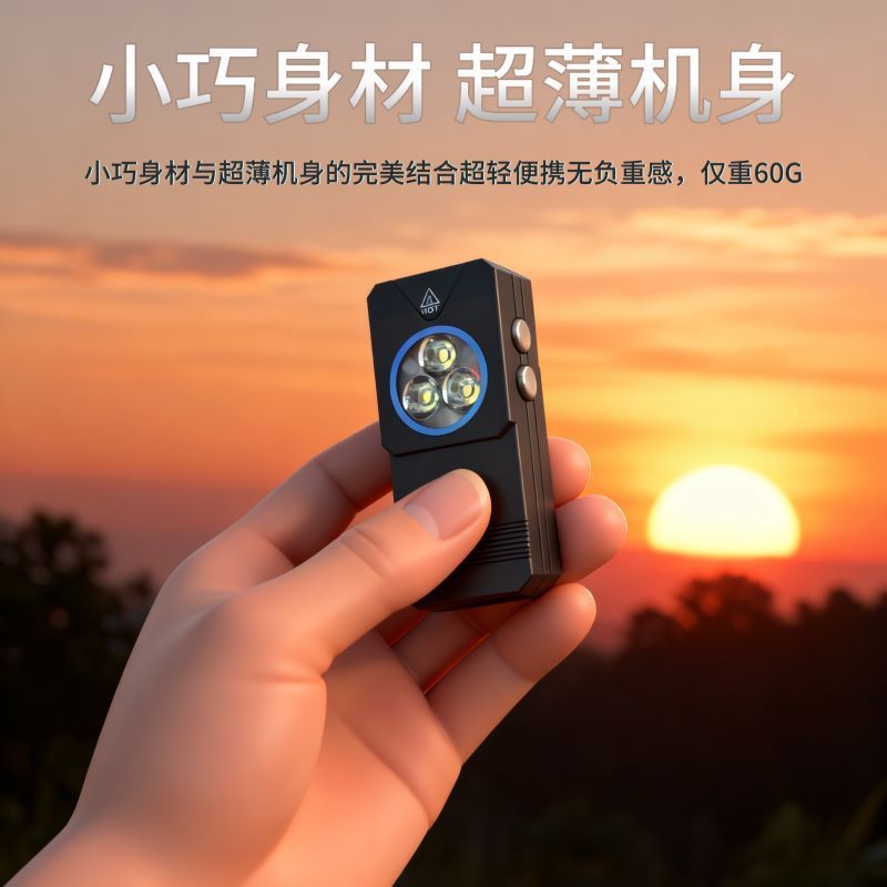 EV30紫光强光手电筒 四光源USB充电 迷你便携EDC户外应急工作灯|undefined
