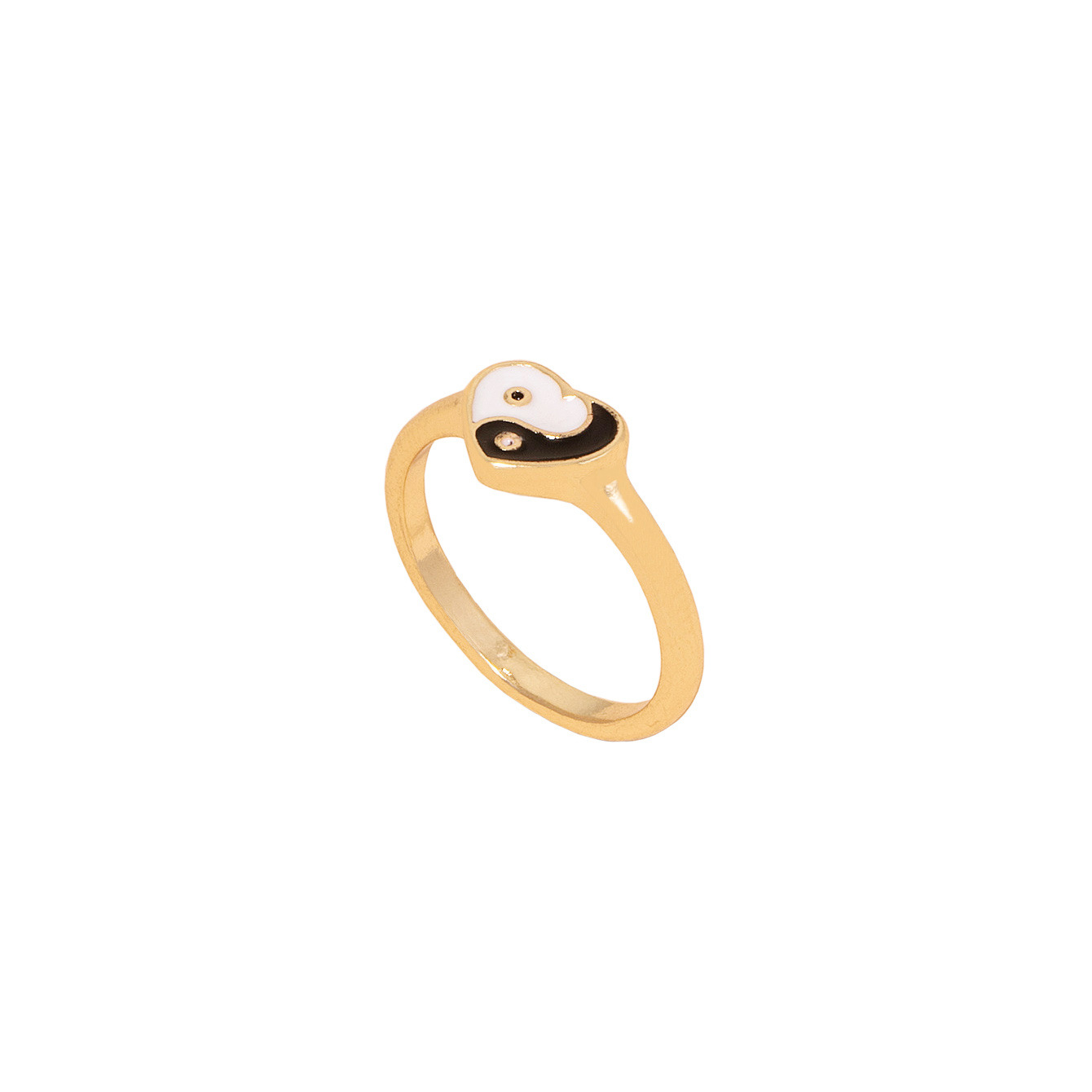 Korean Simple Fashion Tai Chi Love Ring display picture 1