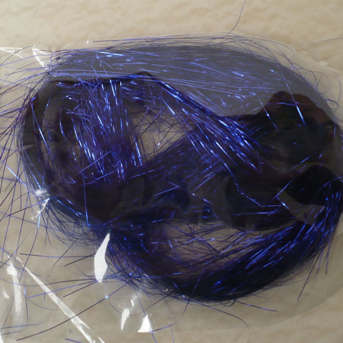 色纺纱线用细小扁金银切割纤维丝片深红珍珠白纤细割短丝丝