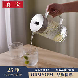 304不锈钢冷水壶礼盒套装水壶玻璃凉高级感大容量