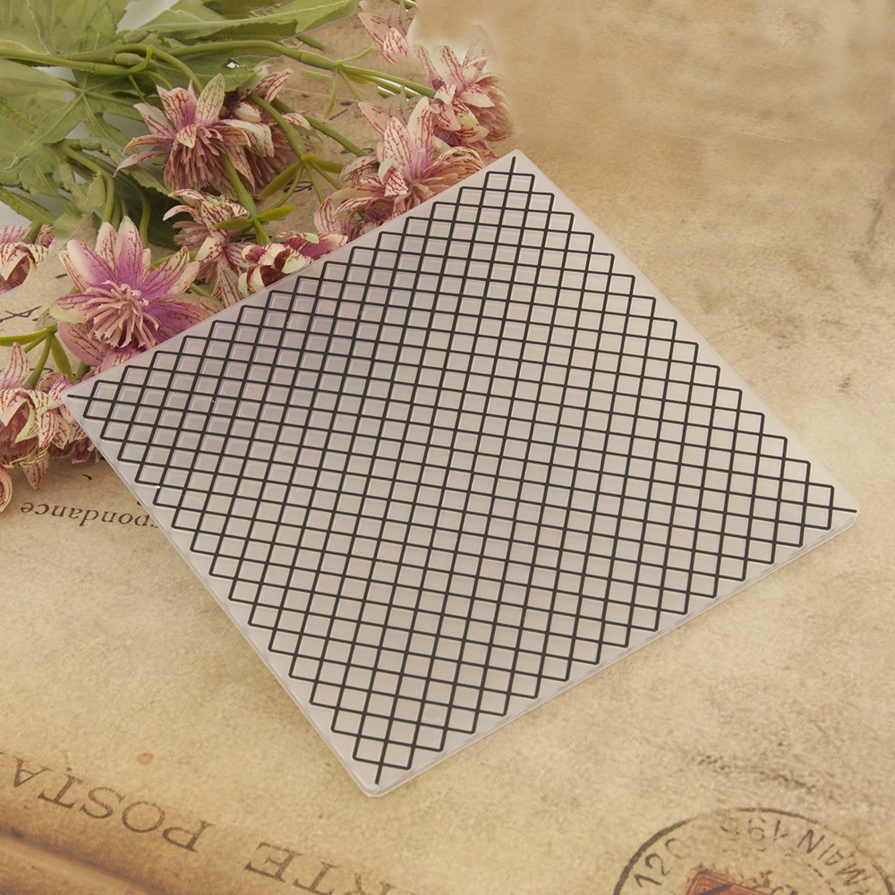 Пластиковый выпуклый тиснение шаблон