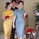 New Chinese Style Vertical Collar Improved Short Sleeve Cheongsam Blue Young Mother Dress Cheongsam 2025 New Daily Wear Women