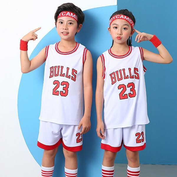 Children's Basketball Uniform Suit Boy Kobe Bryant Jersey Girl Kindergarten Primary School Student Training Sportswear Customization