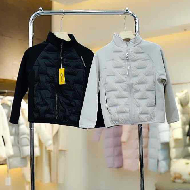 1122-7巴布某d儿童90白鸭绒羽绒服