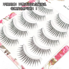 Dai Feiyan transparent soft stem false eyelashes A-line fairy capillary eyelashes manufacturer wholesale 5 pairs of eyelashes