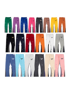 Correct version Gallery DEPT Hand -painted ink splash stitching drawers high street leisure pants micro -long pants men