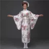 White cherry blossoms (give a fan and chopsticks)