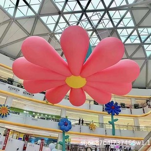 Inflatable Hanging Small Flower Inflatable Hanging Decoration Display D-Made Lighting Flower Artificial Botanical Garden Bar Layout