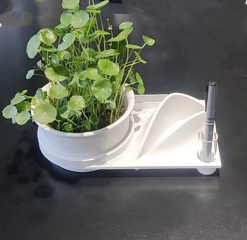 Настольный цветочный горшок небольшой кабинет офисное хранилище Copperus chinensis Acorus tatarinowii гидропонное зеленое растение креативный пластиковый цветочный горшок