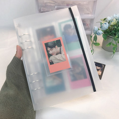 A5 6-hole PP binder Korean idol loose-leaf album stickers to store holiday graduation album celebrity couple photos
