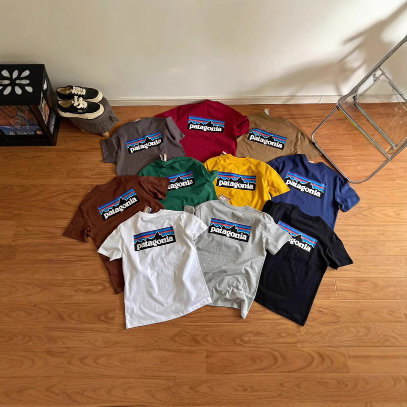 Outdoor cross-border Pat @ classic P-6 environmental protection theme series men's and women's printed loose short sleeve T-shirt 504 Outdoor cross-border Pat @ classic P-6 environmental protection theme series men's and women's printed loose short sleeve T-shirt 504
