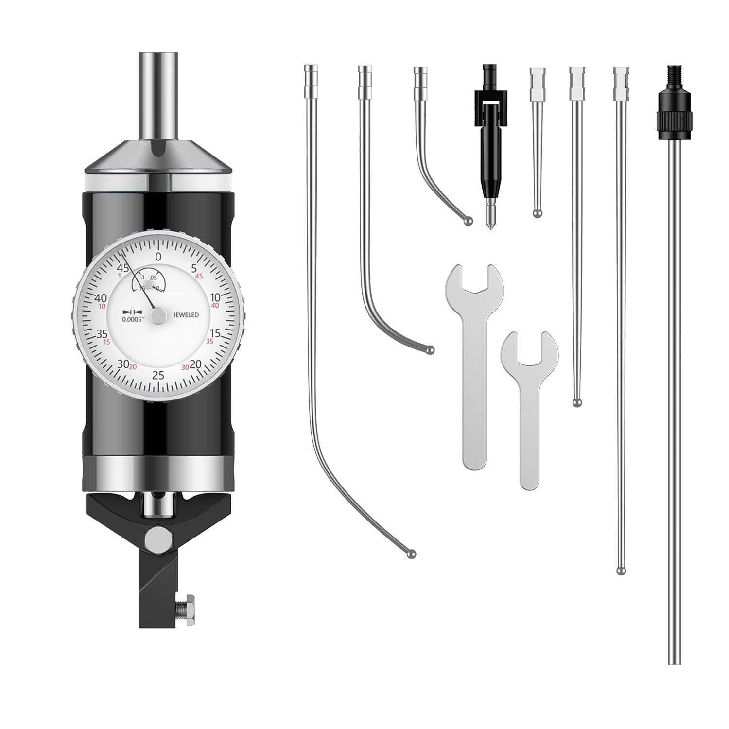 英制中心寻找规英制定中心表0.0005“ 英制定中心杠杆表0-0.15