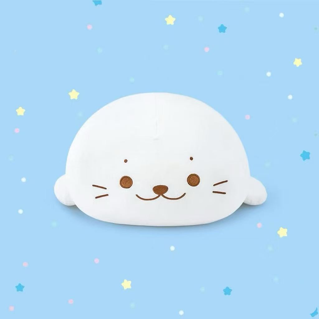 Large Seal Plush Pillow Doll Baby Comforting Sleeping Toy Girl's Birthday Gift Wholesale Plush Toy