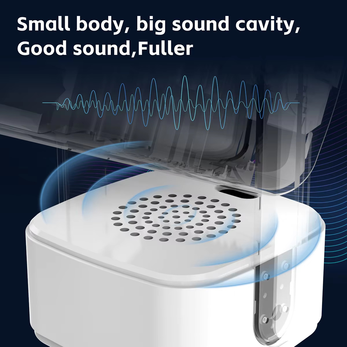 Heim-Ultra-HD-Projektor mit Soundsystem, Android, für Schlafzimmer, Nachttisch, kleines Studentenwohnheim_voghion.com