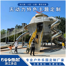 户外滑梯幼儿园景区公园小区大型滑梯无动力游乐设备厂家非标定制