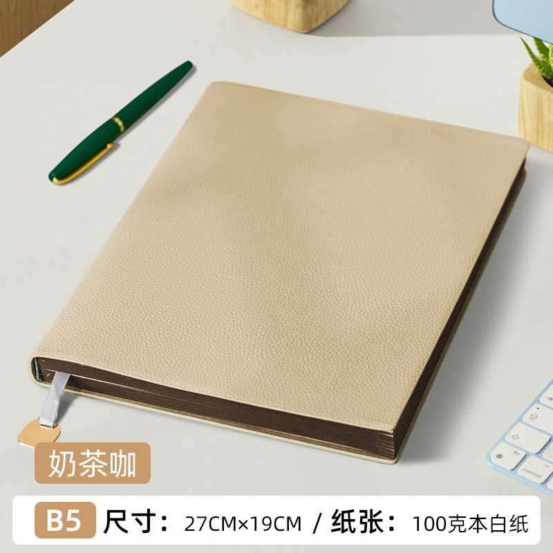 ビジネス肥厚小石a5ノートカスタム厚いノートb5日記高価値オフィス会議記録|undefined