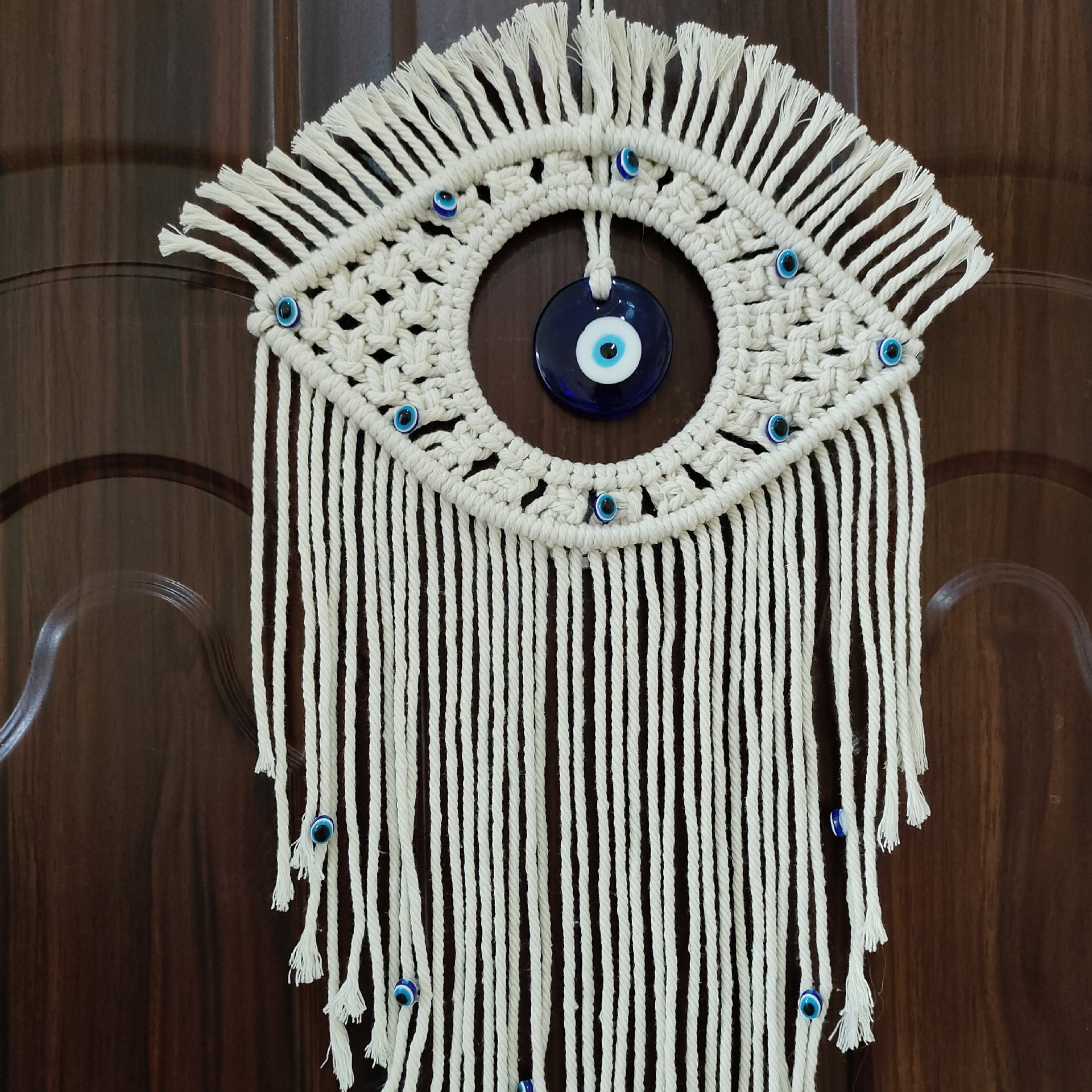 Ethnic Style Devil's Eye Polyester Pendant display picture 4
