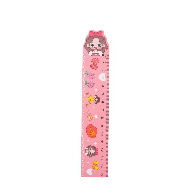 Cartoon ruler with animals, Birthday gift