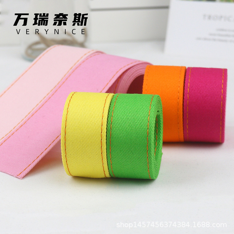 Wanrenes ins New Korean Simple Car Line Pure Denim Strip Ribbon diy Handmade Hair Accessories Material Accessories Wanrenes ins New Korean Simple Car Line Pure Denim Strip Ribbon diy Handmade Hair Accessories Material Accessories