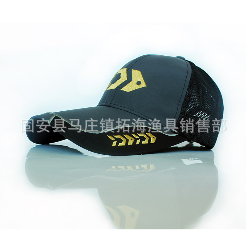 2021新款钓鱼网眼帽太阳帽骑行垂钓鸭舌帽亚马逊同款钓鱼帽厂家