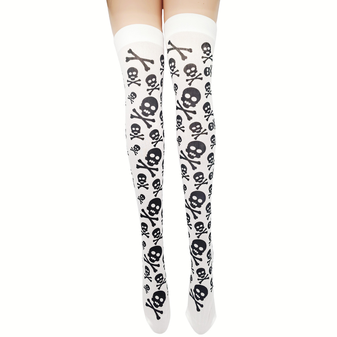 Los fabricantes suministran las medias del Festival del partido de Halloween Festival visten accesorios de ropa calcetines sobre la rodilla calcetines de sangre calcetines de enfermera