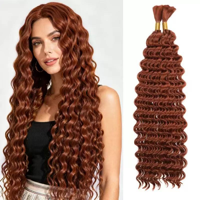 Cross-border European and American deep curly wigs, hair extensions, braided crochet long curly hair, Crochet hair Cross-border European and American deep curly wigs, hair extensions, braided crochet long curly hair, Crochet hair