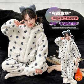 秒五星推荐！ 高货！升级款加厚 舒适亲肤 女童家居服睡衣2件套