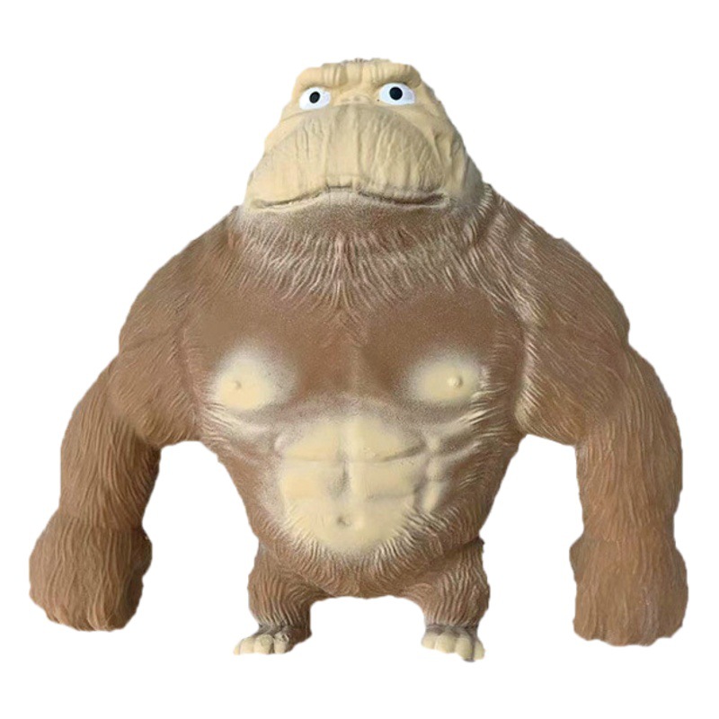 Descompresión creativa arena rey gorila juguete pellizco música estiramiento descompresión bolsa de arena deformación Internet celebridad ventilación juguete