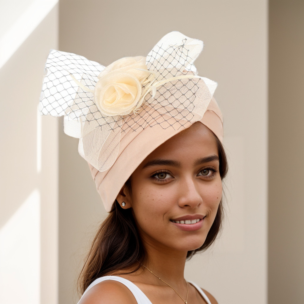 Moslimhoed Afrikaanse hoed, hoofdkap, watermeloenkap, zijbordbloem_voghion.com