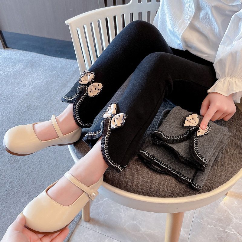 2024 New Women's Children Pants Spring and Autumn Season Stylish and Trendy Baby Girl Spring Collection Kids Clothing Spring Pants Leggings