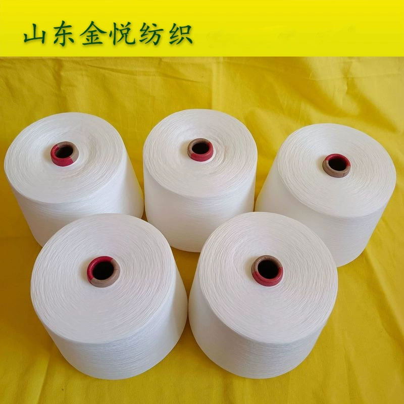 Тогда тексты: пряжа из волокон ткани Tianzhu Jinyue Textile – цветной полиестер, переработанная нитка для шитья из полиэстера