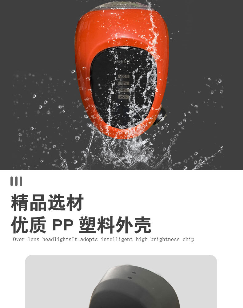Electric vehicle instrument assembly horn headlight power display lead-acid battery 48-60v led light new simple